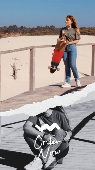 Peça WELELE fotografada na praia